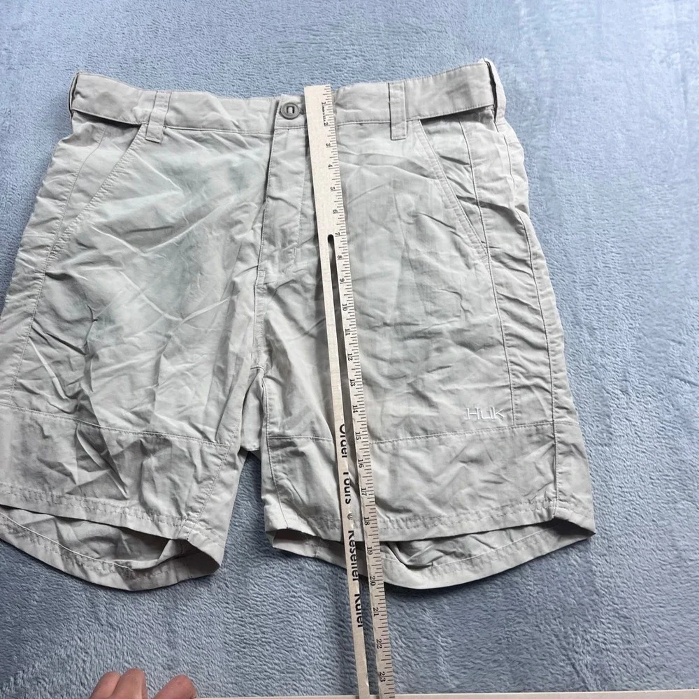 Huk Performance Fishing Shorts Mens XXL Tan Khaki Quick Dry Outdoor Hiking